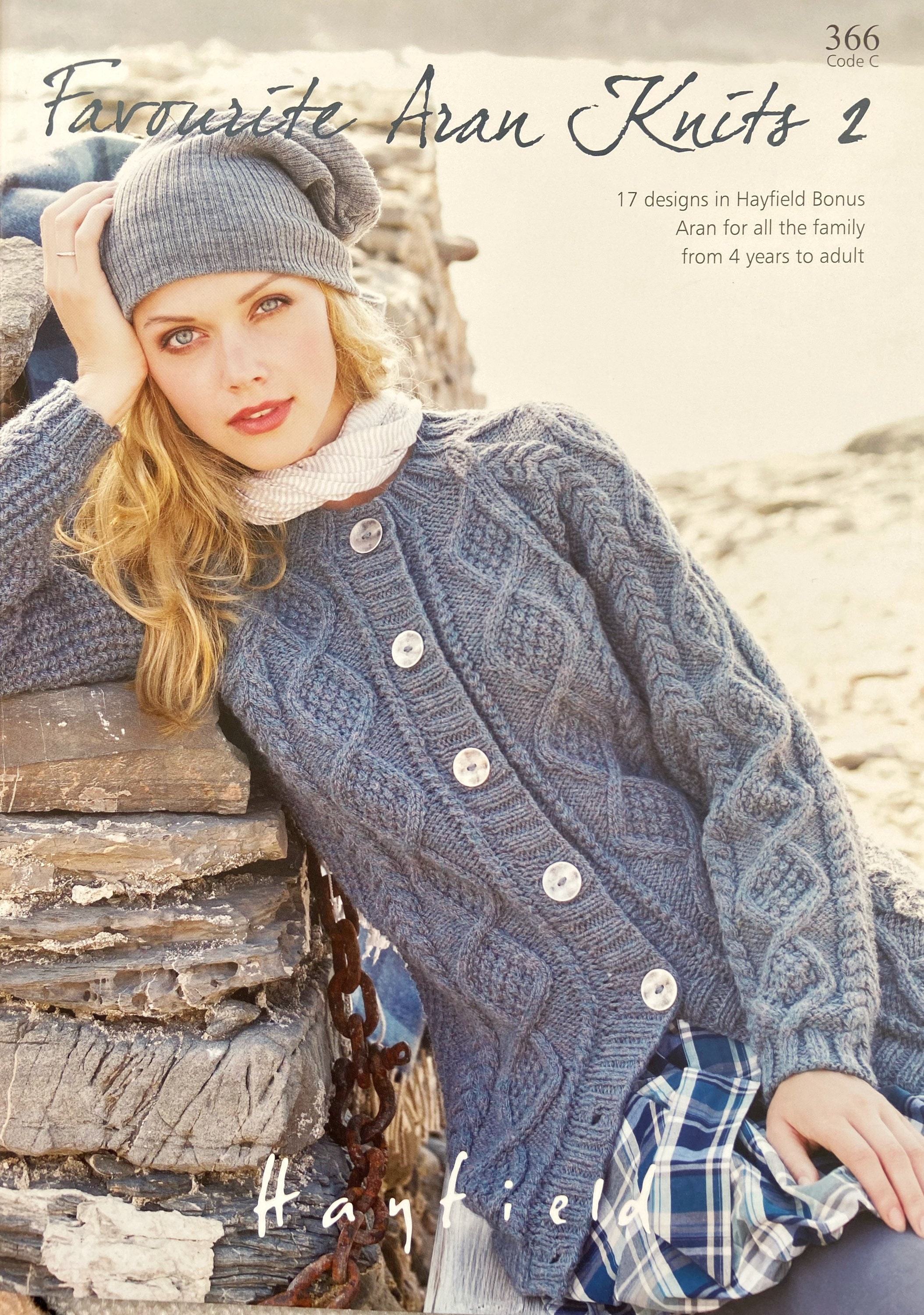 Favourite Aran Knits 2 Knitting Pattern Book Hayfield 366 Etsy