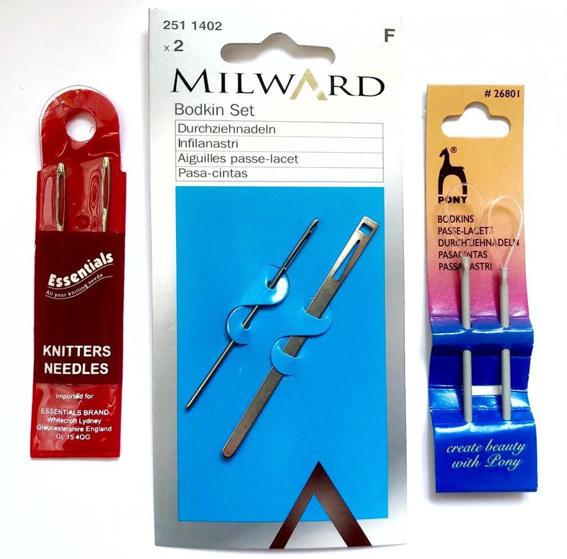 Bodkins Knitters Needles Yarn Needles Sewing Up Knitting Etsy