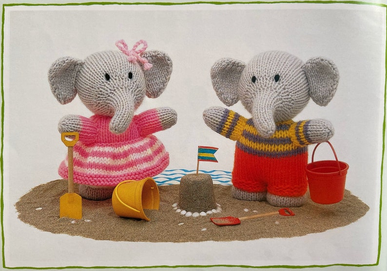 Jean Greenhowes Knitted Animals DK Knitting Pattern Book Etsy