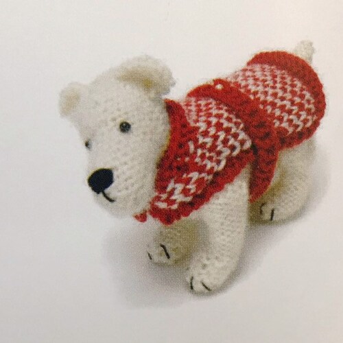 Mini Dog milly DK Toy Knitting Pattern With Accessories Dog Etsy UK