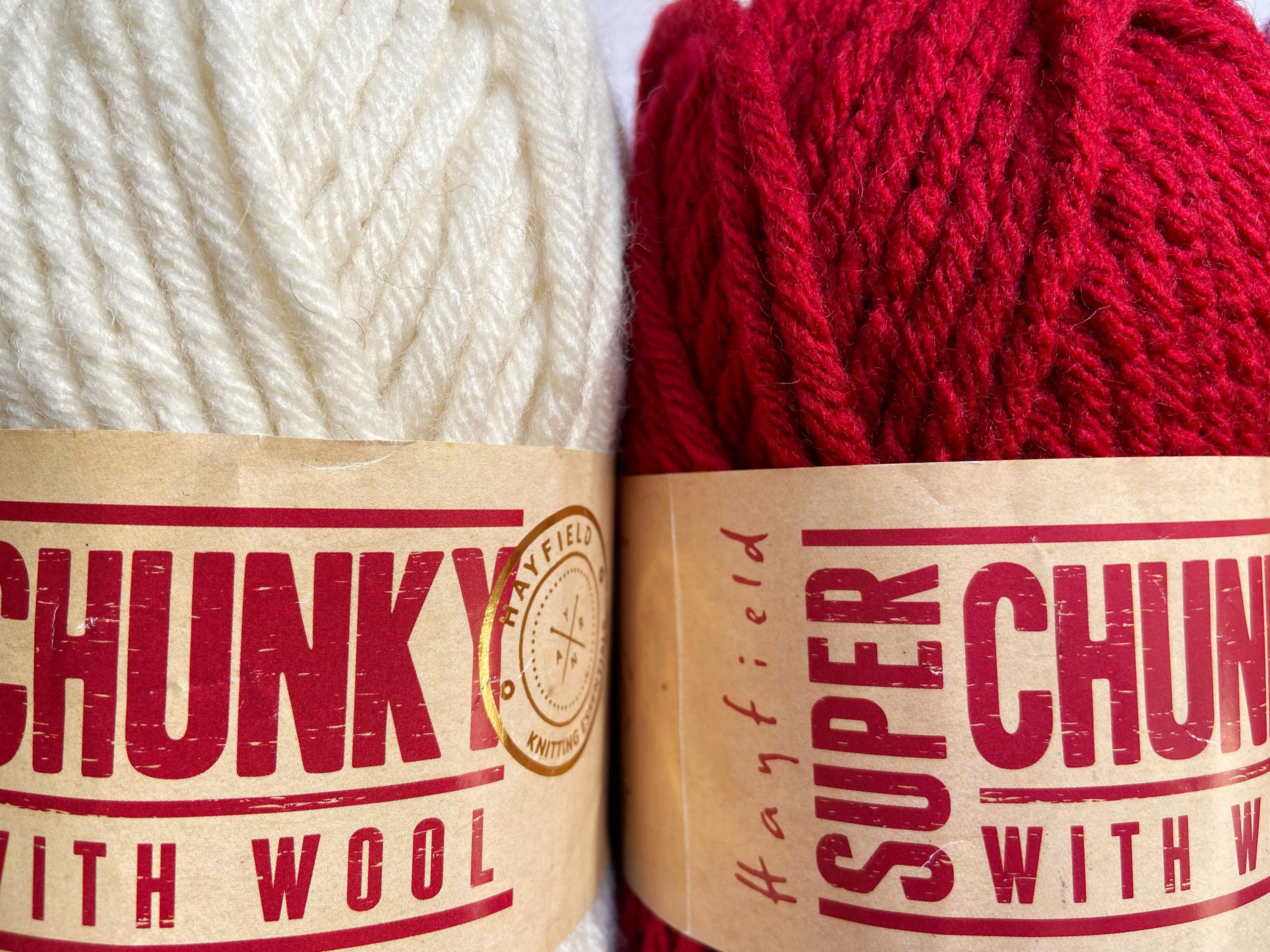 Hayfield Super Chunky With Wool Yarn 100g Knit Crochet Etsy