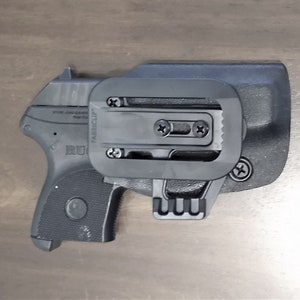 NO Belt Needed! Ruger LCP 380 Kydex Holster, Color Choice - Adjustable, Lifetime Warranty-