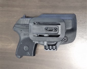 NO Belt Needed! Ruger LCP 380 Kydex Holster, Color Choice - Adjustable, Lifetime Warranty-