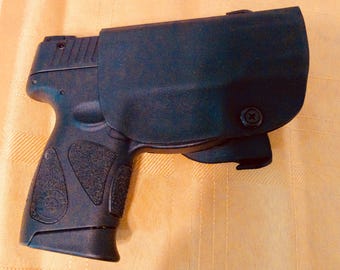 TAURUS PT111 Gen 2 9mm kydex holster RH OWB, black adjustable cant Free shipping!