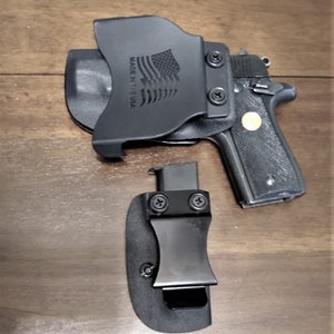 Colt MK IV series 80 Government Model .380 Kydex Holster-Lifetime Warranty Free ship HOLSTER+MAG OWB RH