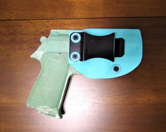 Walther PPK 380 TIFFANY Angel Blue Kydex Holster .380 Adjustable -Lifetime Warranty-