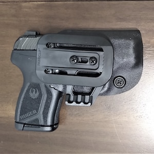 NO Belt Needed! Ruger LCP MAX 380 Kydex Holster - Choice Colors - Adjustable, Lifetime Warranty-