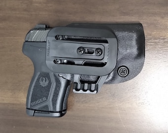 NO Belt Needed! Ruger LCP MAX 380 Kydex Holster - Choice Colors - Adjustable, Lifetime Warranty-