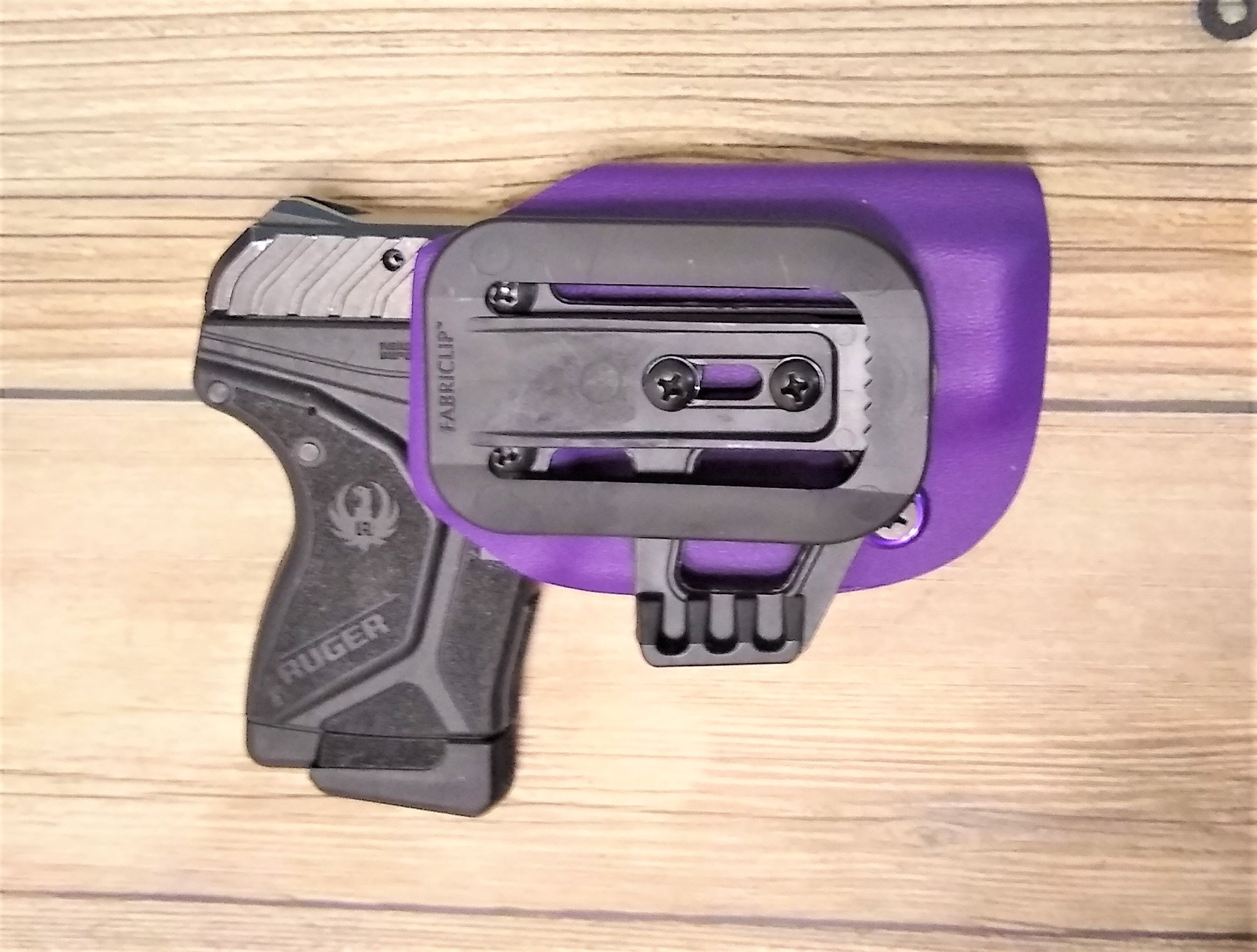 NO Belt Needed Purple Ruger LCP II .380 or .22 Kydex Holster