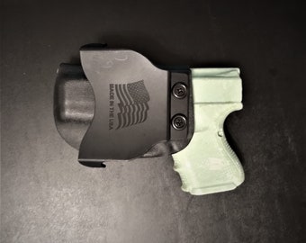 Glock 26 27 33 9mm .40 Kydex Holster- Lifetime Warranty- Adjustable- FAST Ship