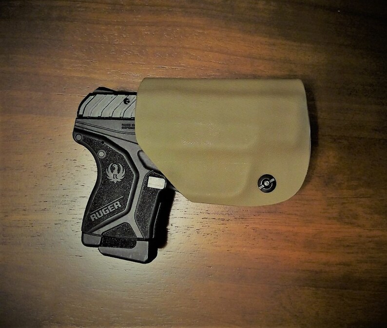 Ruger LCP II 2 .22 caliber Flat Dark Earth Kydex Holster, Adjustable, Lifetime Warranty- OUTSIDE WAIST RIGHT