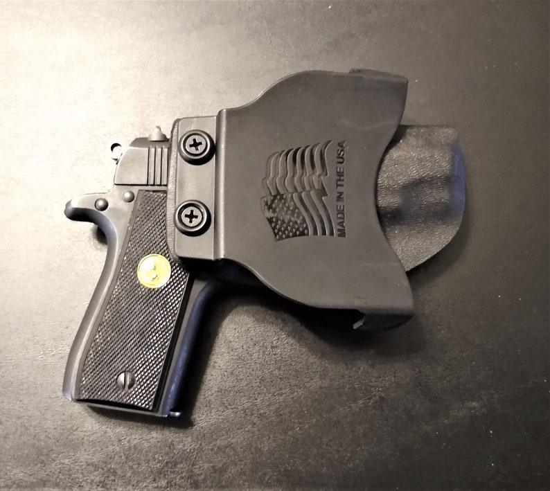 Colt MK IV series 80 Government Model .380 Kydex Holster-Lifetime Warranty Free ship OWB LH HOLSTER ONLY