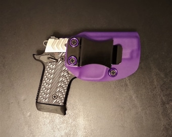 Purple Springfield 911 9mm Kydex Holster - Concealed Carry -Adjustable, Lifetime Warranty