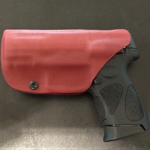 Taurus PT 111 G2C Millennium  BLOOD Red Kydex Holster- Adjustable-Lifetime Warranty-FAST Ship