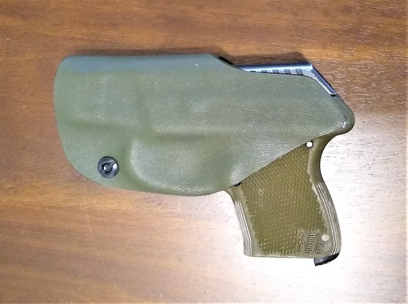 KELTEC P3AT Kydex Holster Black, FDE, Carbon Fiber, Olive Drab, Muddy Girl Warranty-Adjustable FREE Ship image 9