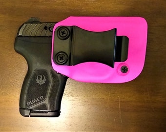 Ruger LCP MAX 380 PINK Holster, Adjustable, Lifetime Warranty- Free ship