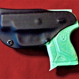 Ruger LCP and LCP Custom Black, Olive Drab, Carbon Fiber .380 Kydex Holster, Adjustable, Lifetime Warranty- FAST ship