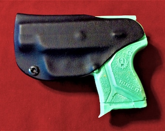 Ruger LCP and LCP Custom Black, Olive Drab, Carbon Fiber .380 Kydex Holster, Adjustable, Lifetime Warranty- FAST ship