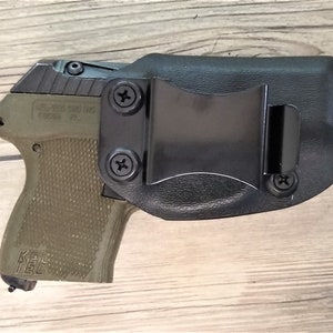 KELTEC P3AT Kydex Holster Black, FDE, Carbon Fiber, Olive Drab, Muddy Girl Warranty-Adjustable FREE Ship image 1