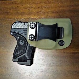 Ruger LCP II 380 Flat Dark Earth Kydex Holster, Adjustable, Lifetime Warranty-