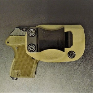 KELTEC P3AT Kydex Holster Black, FDE, Carbon Fiber, Olive Drab, Muddy Girl Warranty-Adjustable FREE Ship image 3