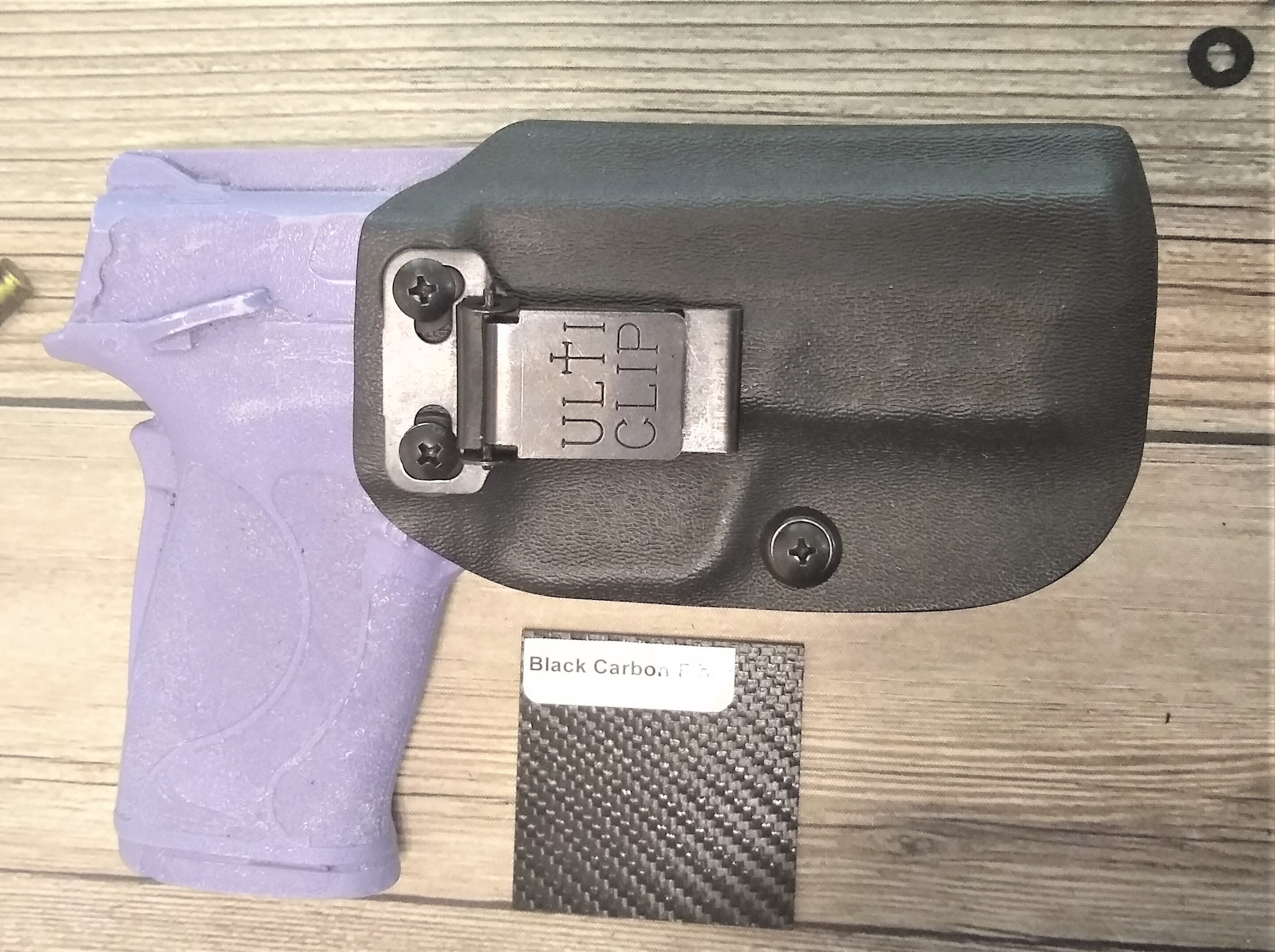 No BELT Needed! Smith Wesson EZ Shield 9mm Kydex Holster, Adjustable, Lifetime Warranty- UltiTuck Clip-