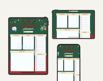 Christmas Planner Printable | Holiday Organizer Template
