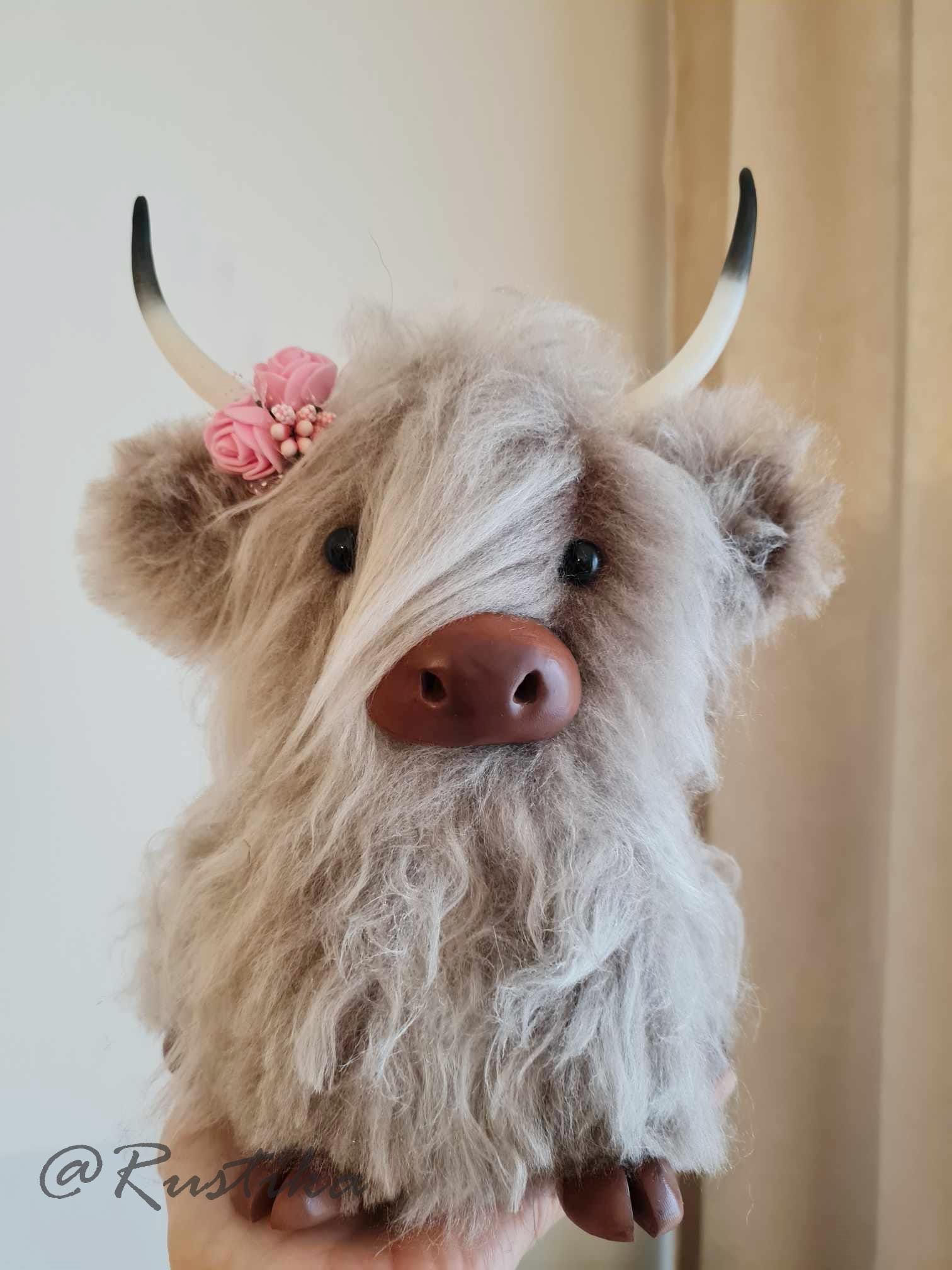 OONRAO 牛のぬいぐるみ インテリア 牛のぬいぐるみリアル CUTE