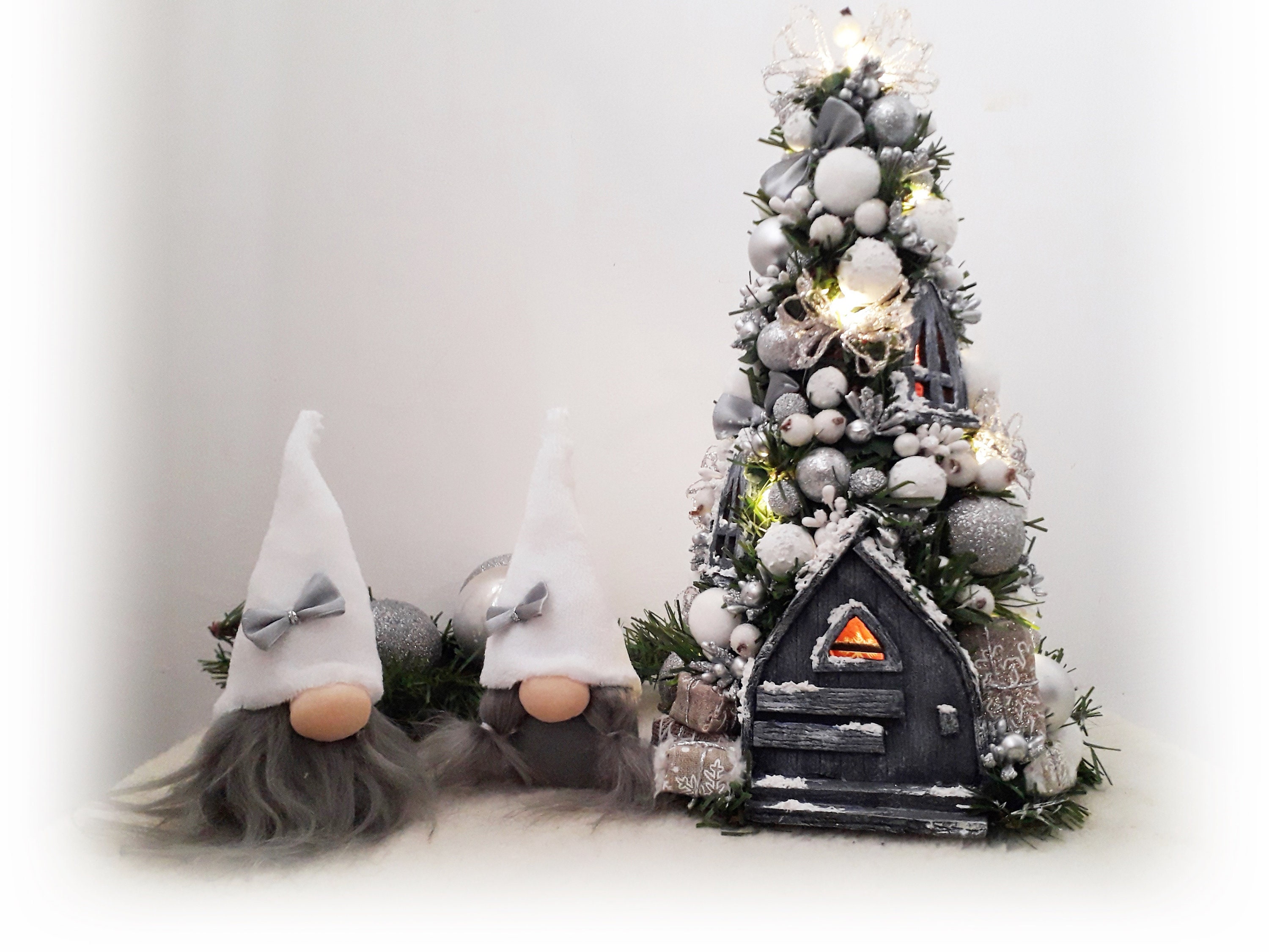 Taglere a Forma d Albero d Natale Personalzzable con Frase Natale