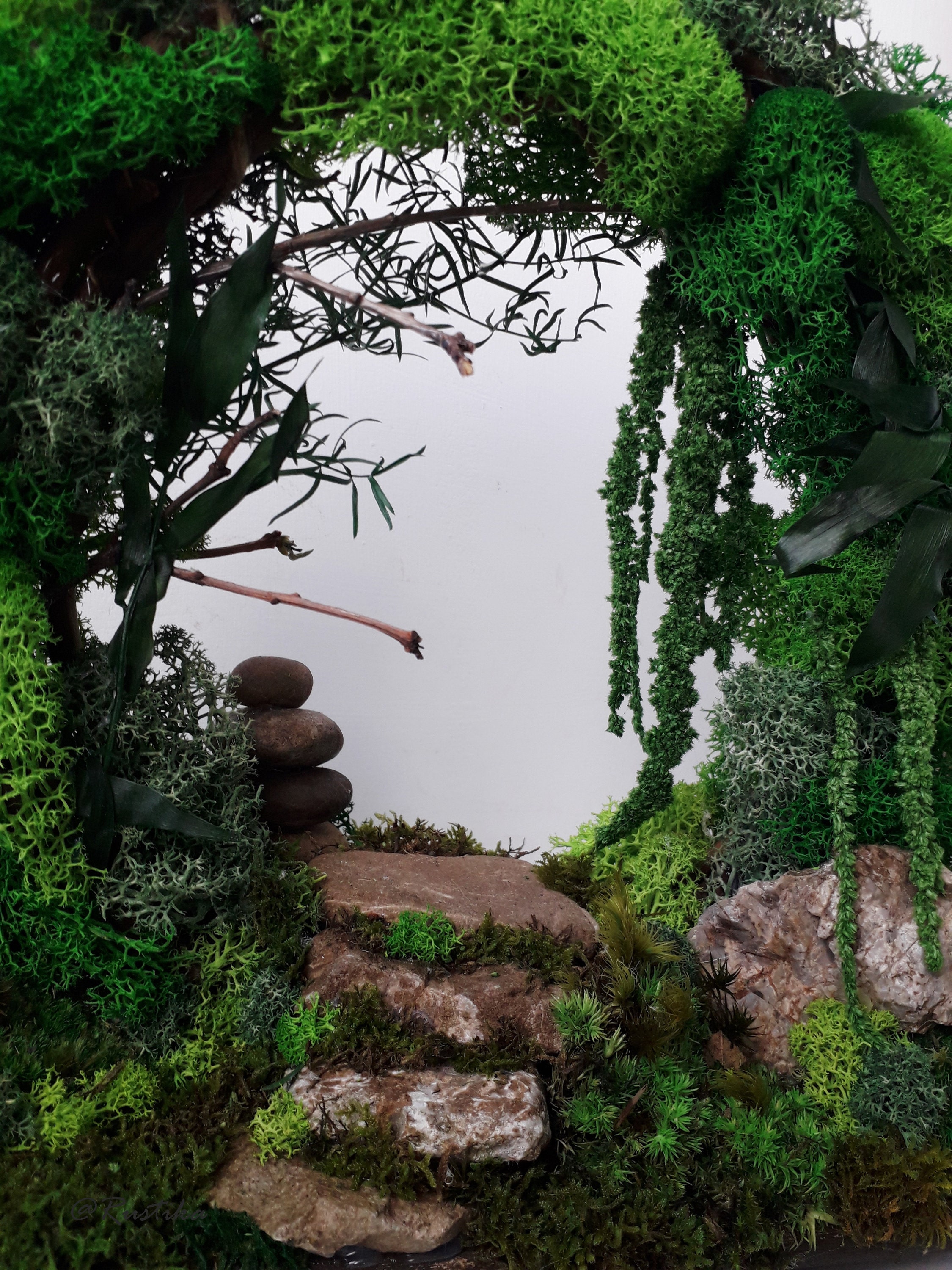 Woodland Moon Gate centerpiece decoration Zen Gate Zen Etsy