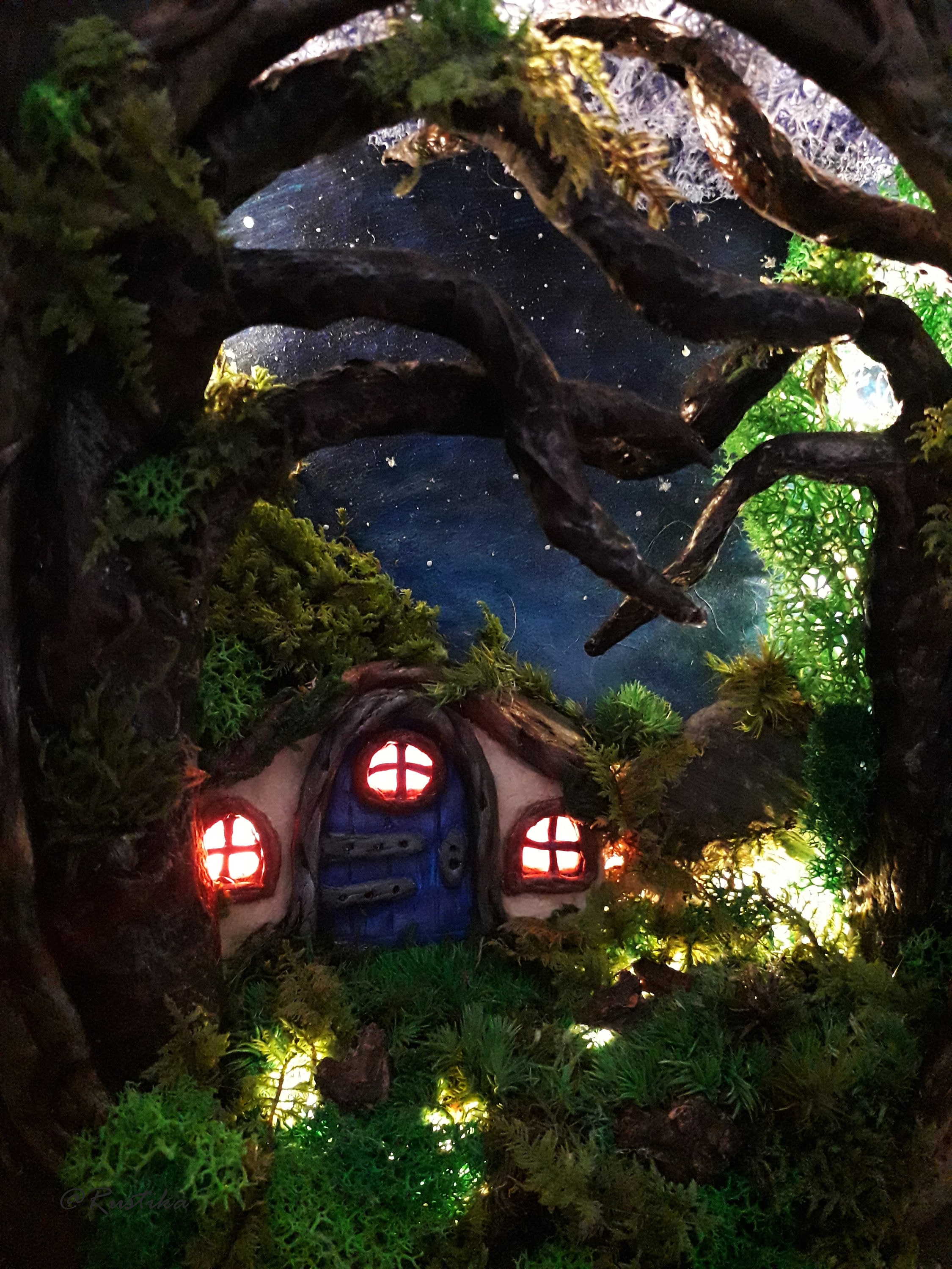 Fairy Tale Book Diorama led Book shaped box Fairy Garden | Etsy