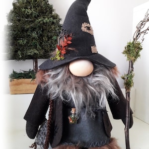 Handmade Wizard Gnome: Fergus, Woodland Decor