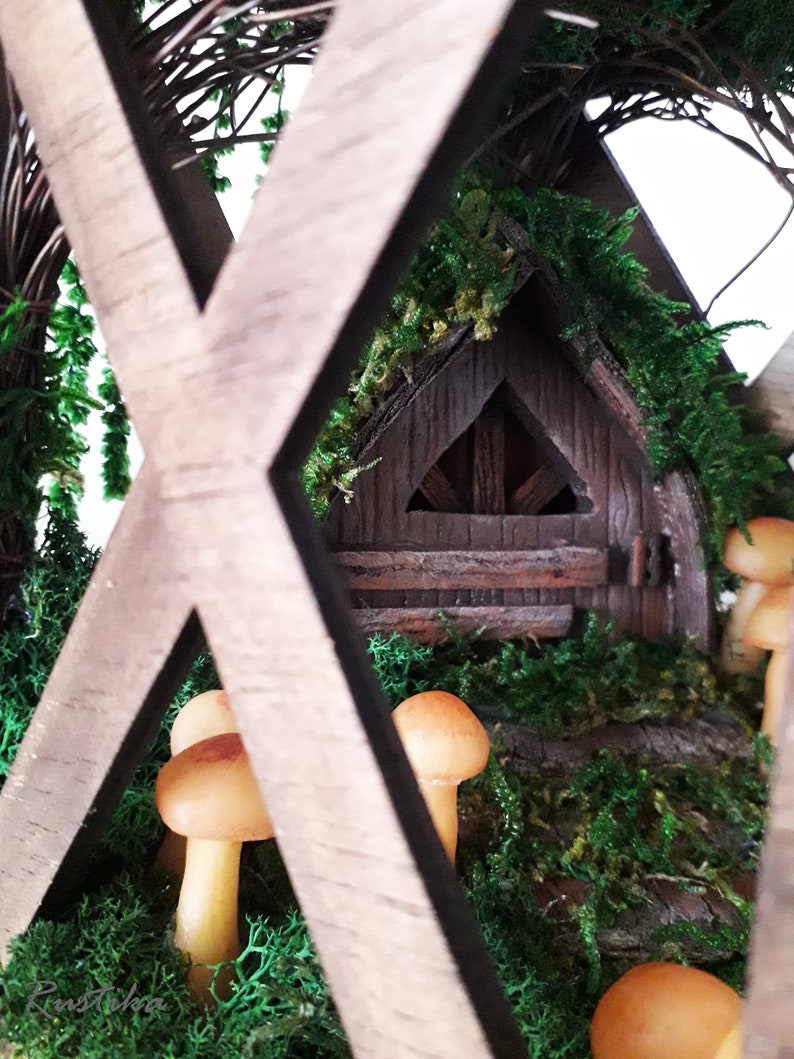 Mushrooms Lantern Mushrooms Diorama Mushroom Lights Decor Etsy