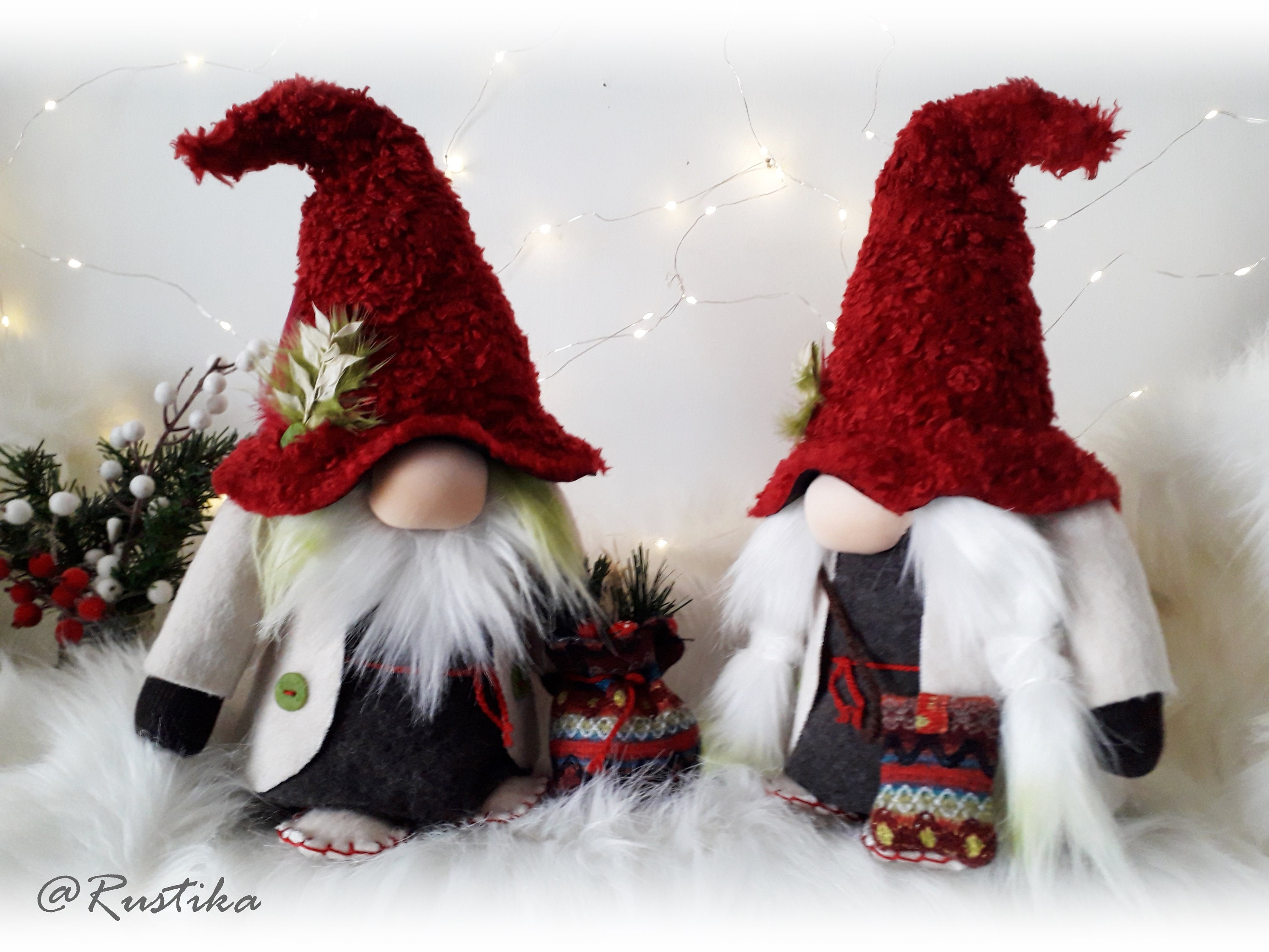 Christmas Gnomes: Nordic Nisse Winter Decor - Etsy