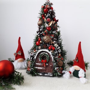 Lit Christmas tree, Christmas lit Decor, Tabletop Christmas tree, Mini Christmas tree,  lit Christmas decoration