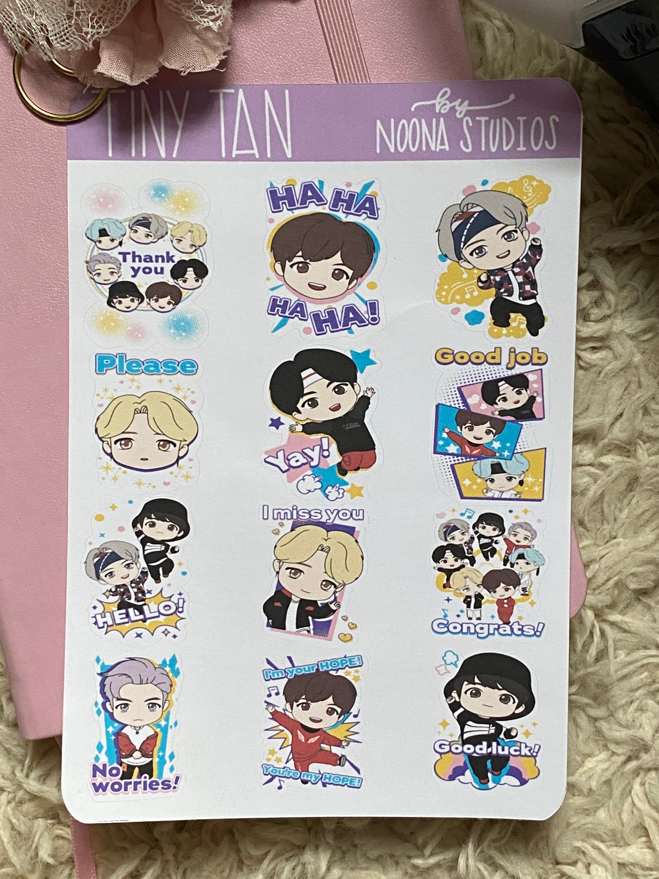 Twice Stamp Holographic Stickers Kpop, Once, Cheer Up, Fancy