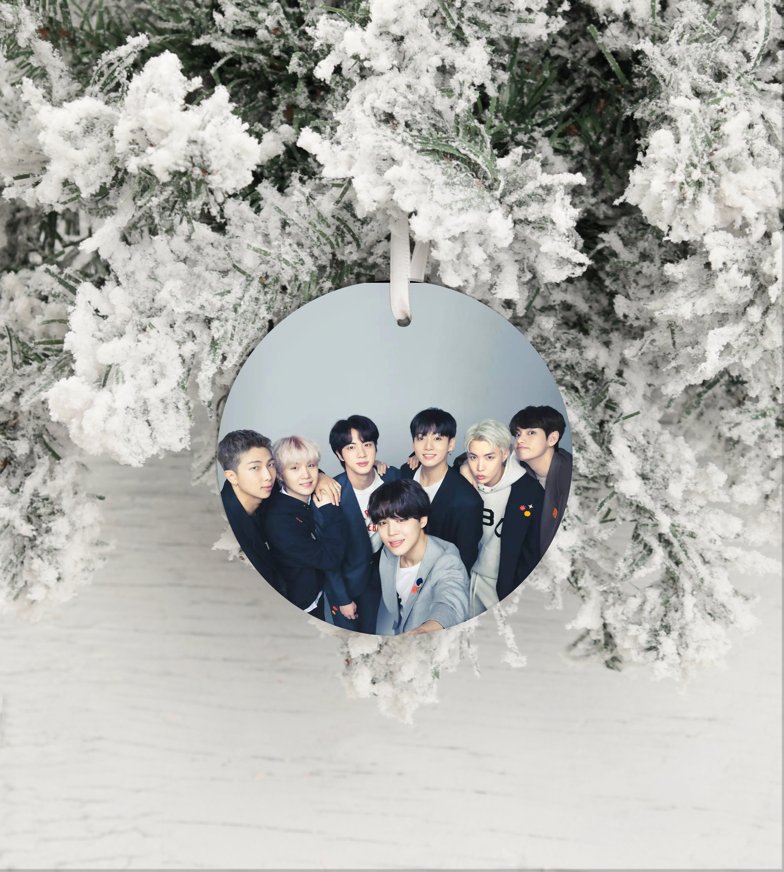 BTS Permission to Dance Christmas Ornament