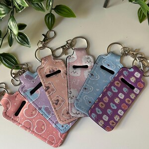 BTS Lipbalm Holder Keychain