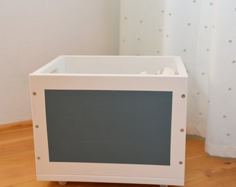 chalkboard toy box