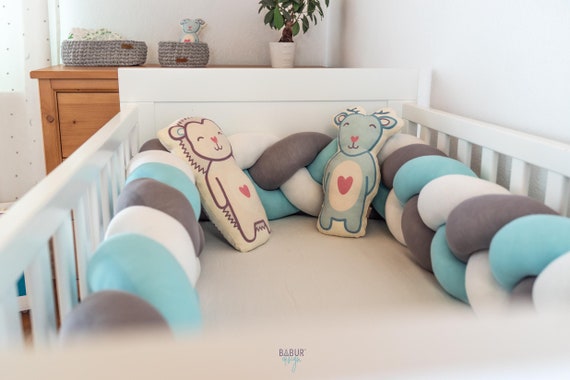 boys cot bumper