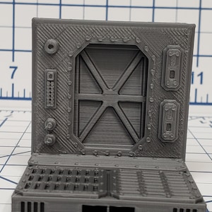 Doors - SciFi - Fat Dragon Games - DragonLock - DND - Pathfinder - RPG - Terrain - Space - Science Fiction  28 mm / 1&quot;