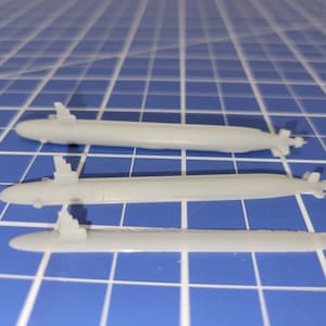 Missile Submarine - Jimmy Carter Subclass - USN - Wargaming -  Naval Miniature -  Tabletop Games - Warships