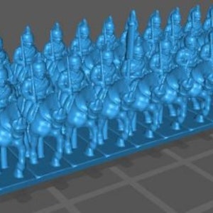 British Heavy Dragoons 1812 - Great for Table Top War Games And Dioramas - Resin 6mm Miniatures -
