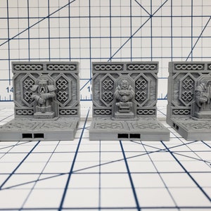 Mountain King - Wall Statue Tile - DragonLock - DND - Pathfinder - RPG - Dungeon & Dragons - 28 mm / 1&quot; - Fat Dragon Games