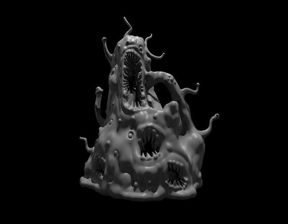 Gibbering Mouther aberrations rare Dungeons & Dragons miniature D&D pathfinder 