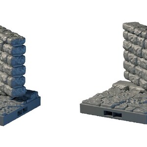 Secret Door Tile - Lost Dungeons - DragonLock - DND - Pathfinder - RPG - Dungeon & Dragons - 28 mm/ 1&quot; - Terrain - Fat Dragon Games