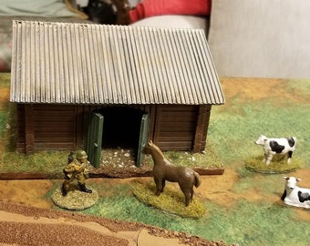 Rural Barn - War Games And Dioramas - 28 mm - Bolt Action