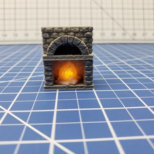 LED Kitchen Oven - Dragonshire - DragonLock - Fat Dragon Games - DND - Pathfinder - RPG - Terrain - 28 mm / 1&quot; - Dungeon & Dragons