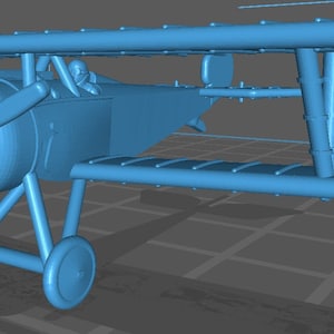 Nieuport 17  - French Air - 1:144 Scale - Great for Table Top War Games and Dioramas - Resin -  wargame3d