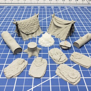 Shadowgrove Campsite Items - Dragonshire - Fat Dragon Games - DND - Pathfinder - RPG - Terrain - 28 mm / 1&quot; - Dungeon & Dragons -